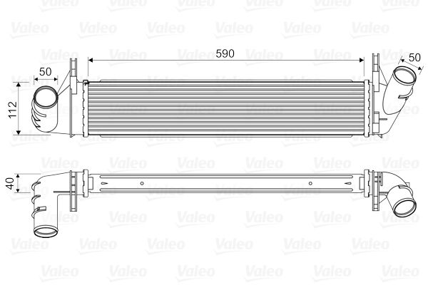 VALEO Kompressoriõhu radiaator 818678