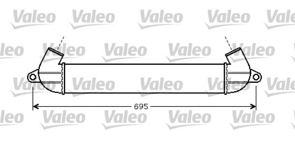 VALEO Kompressoriõhu radiaator 818712