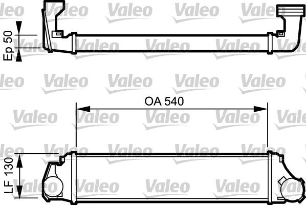 VALEO Kompressoriõhu radiaator 818716