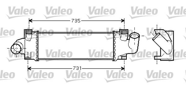 VALEO Kompressoriõhu radiaator 818717