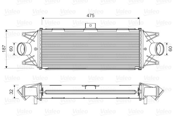 VALEO Интеркулер 818724