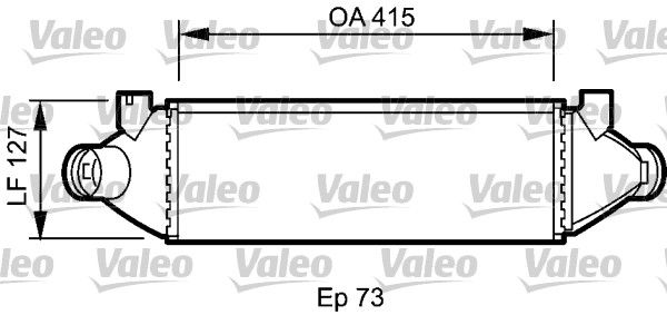 VALEO Kompressoriõhu radiaator 818800