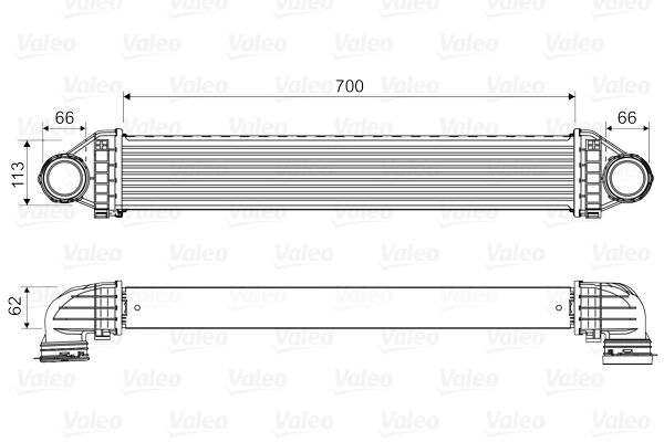 VALEO Kompressoriõhu radiaator 818806