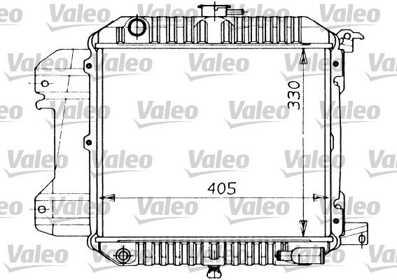 VALEO Radiaator,mootorijahutus 819219