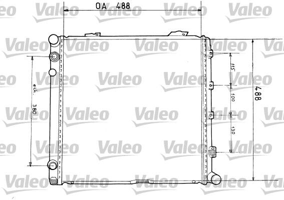 VALEO Radiaator,mootorijahutus 819373