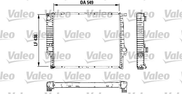 VALEO Radiaator,mootorijahutus 819422