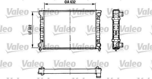 VALEO Radiaator,mootorijahutus 883871