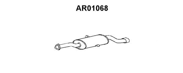 VENEPORTE Глушитель выхлопных газов конечный AR01068