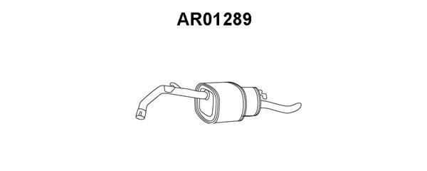 VENEPORTE Глушитель выхлопных газов конечный AR01289