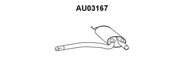 VENEPORTE Предглушитель выхлопных газов AU03167