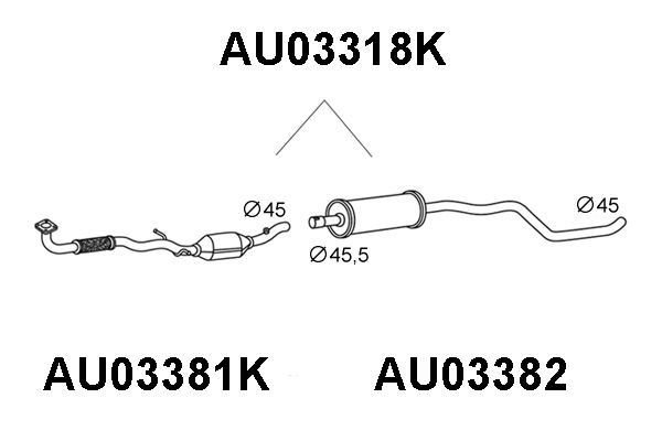 VENEPORTE Катализатор AU03318K