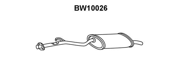 VENEPORTE Глушитель выхлопных газов конечный BW10026