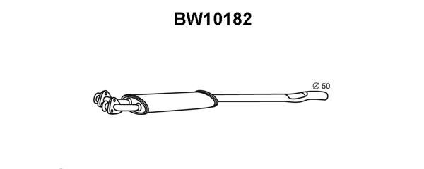 VENEPORTE Предглушитель выхлопных газов BW10182