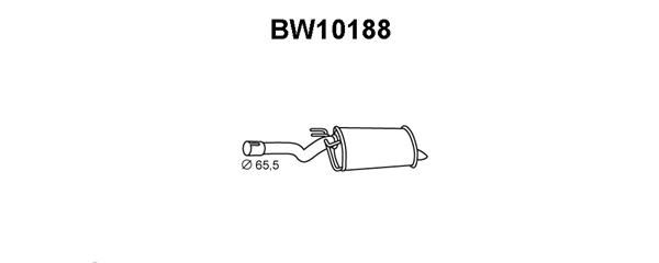 VENEPORTE Глушитель выхлопных газов конечный BW10188