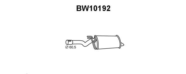 VENEPORTE Глушитель выхлопных газов конечный BW10192