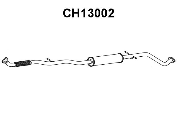 VENEPORTE Предглушитель выхлопных газов CH13002