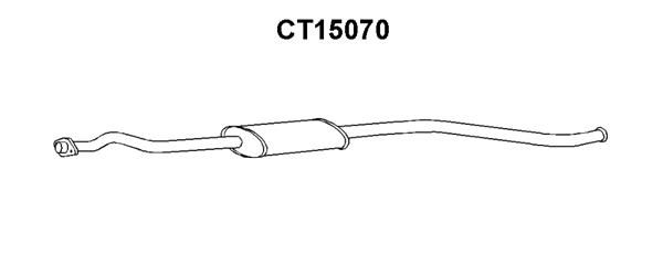 VENEPORTE Средний глушитель выхлопных газов CT15070