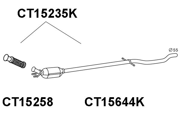 VENEPORTE Катализатор CT15235K