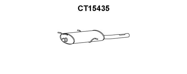 VENEPORTE Глушитель выхлопных газов конечный CT15435