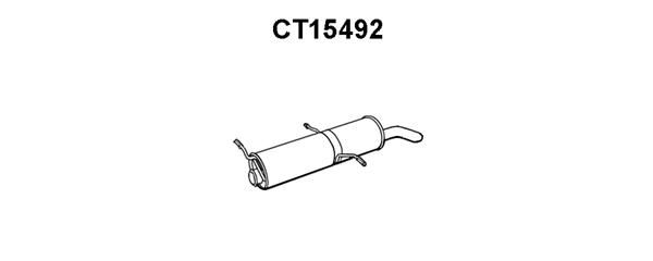 VENEPORTE Глушитель выхлопных газов конечный CT15492