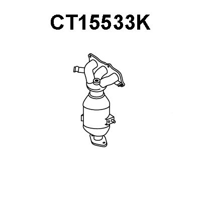 VENEPORTE Kollektorkatalüsaator CT15533K