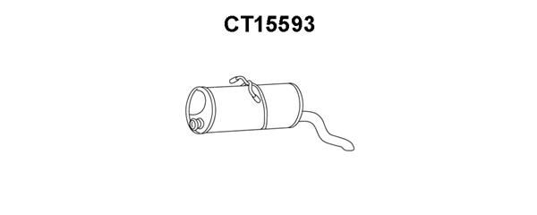 VENEPORTE Глушитель выхлопных газов конечный CT15593