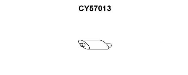 VENEPORTE Глушитель выхлопных газов конечный CY57013