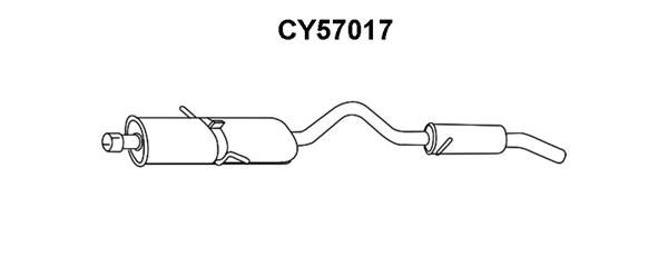 VENEPORTE Глушитель выхлопных газов конечный CY57017