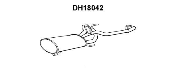 VENEPORTE Глушитель выхлопных газов конечный DH18042