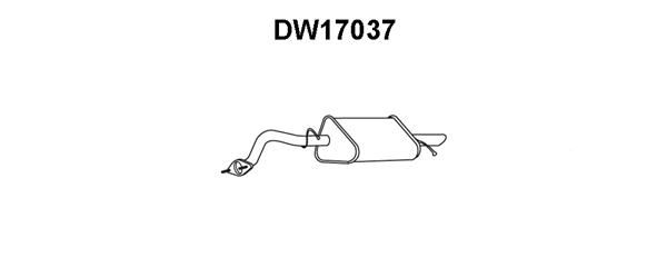 VENEPORTE Глушитель выхлопных газов конечный DW17037