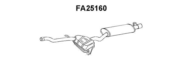 VENEPORTE Глушитель выхлопных газов конечный FA25160