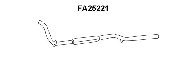 VENEPORTE Предглушитель выхлопных газов FA25221