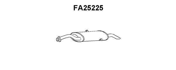 VENEPORTE Глушитель выхлопных газов конечный FA25225