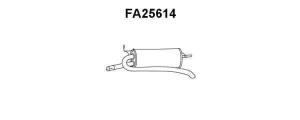 VENEPORTE Глушитель выхлопных газов конечный FA25614