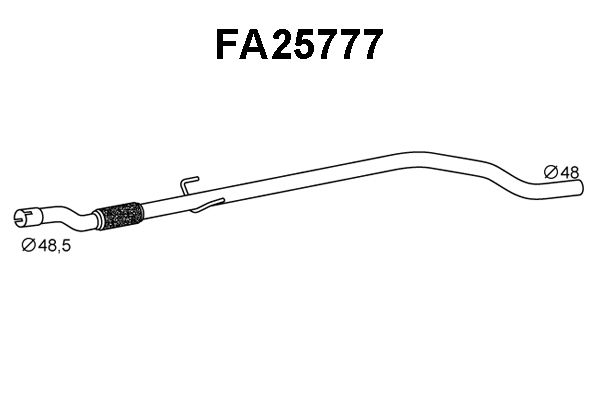 VENEPORTE Труба выхлопного газа FA25777