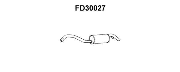 VENEPORTE Глушитель выхлопных газов конечный FD30027