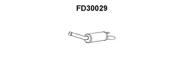 VENEPORTE Глушитель выхлопных газов конечный FD30029