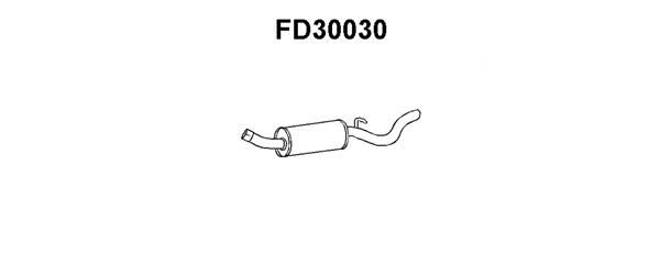 VENEPORTE Глушитель выхлопных газов конечный FD30030
