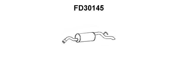 VENEPORTE Глушитель выхлопных газов конечный FD30145