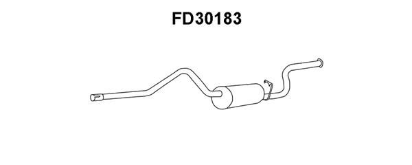 VENEPORTE Глушитель выхлопных газов конечный FD30183