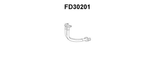 VENEPORTE Труба выхлопного газа FD30201