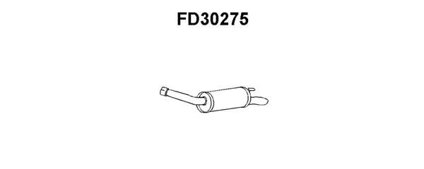 VENEPORTE Глушитель выхлопных газов конечный FD30275