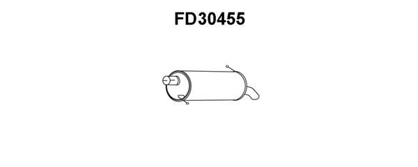VENEPORTE Глушитель выхлопных газов конечный FD30455