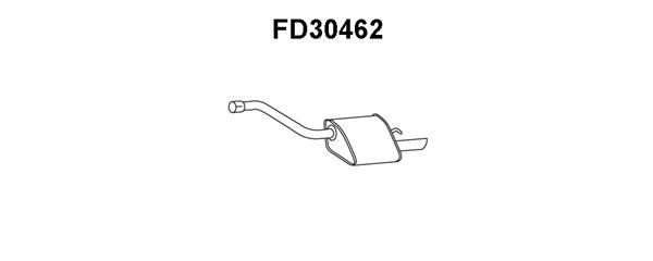 VENEPORTE Глушитель выхлопных газов конечный FD30462