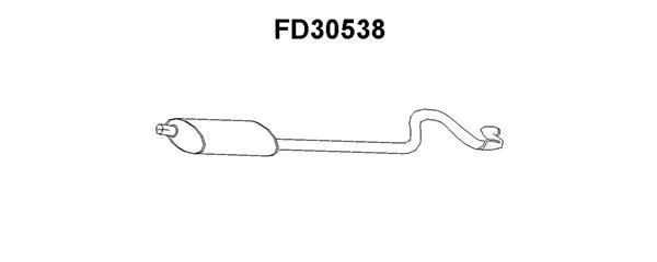 VENEPORTE Глушитель выхлопных газов конечный FD30538