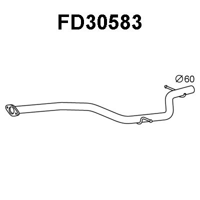 VENEPORTE Труба выхлопного газа FD30583