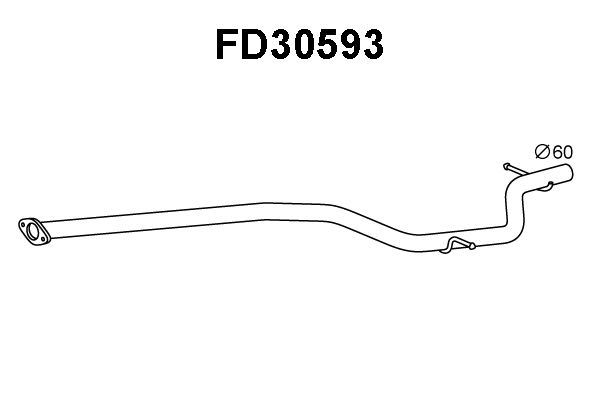 VENEPORTE Труба выхлопного газа FD30593