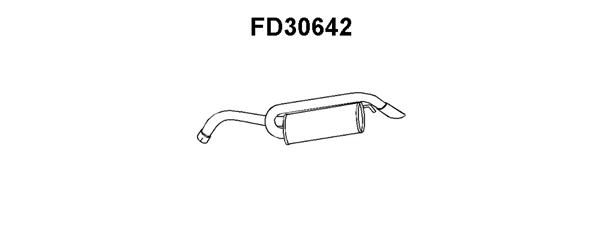 VENEPORTE Глушитель выхлопных газов конечный FD30642