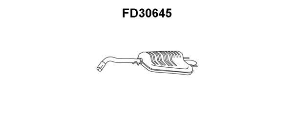 VENEPORTE Глушитель выхлопных газов конечный FD30645