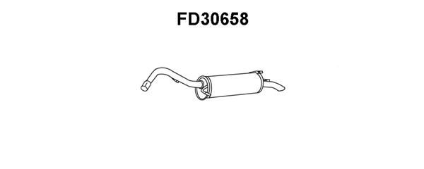 VENEPORTE Глушитель выхлопных газов конечный FD30658